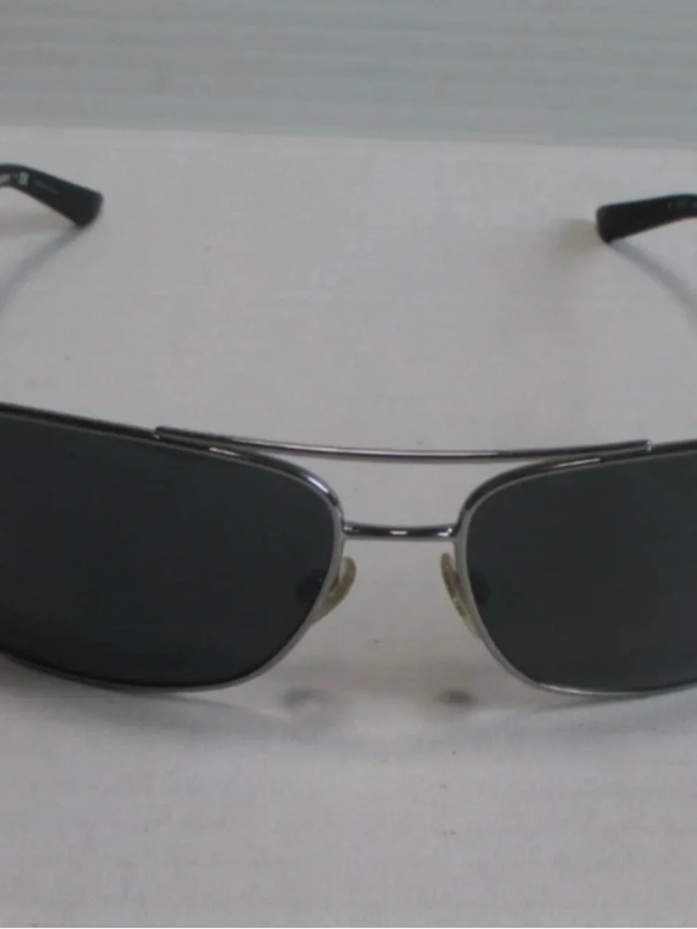 BURBERRY USED LIKE NEW 1003/87 Black Gunmetal 63/15 135 Aviator Sunglasses ✅️⭐️